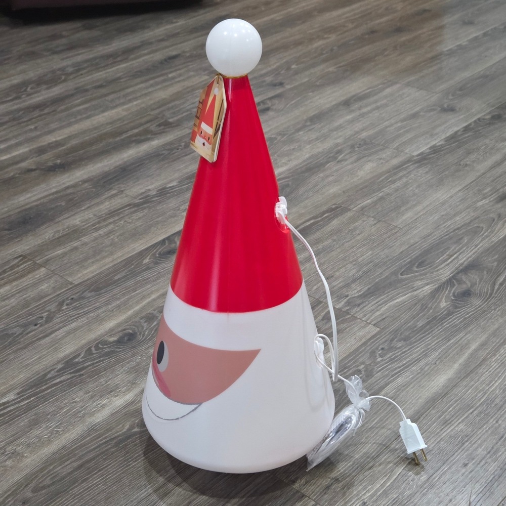 Mr. Christmas 24" Retro Santa Tree Blow Mold Lighted Christmas Decor NEW - Picture 11 of 15